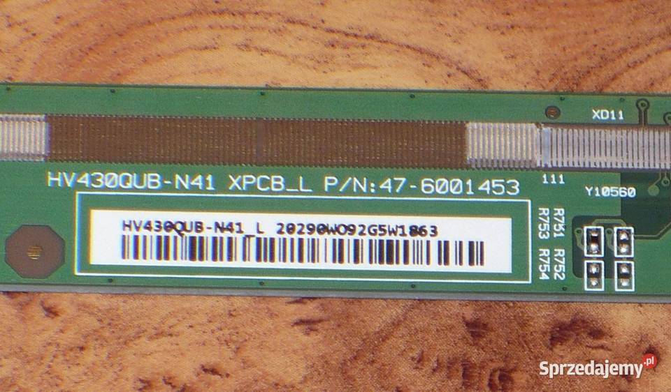 Płytki matrycy TV United 43DU58 LED