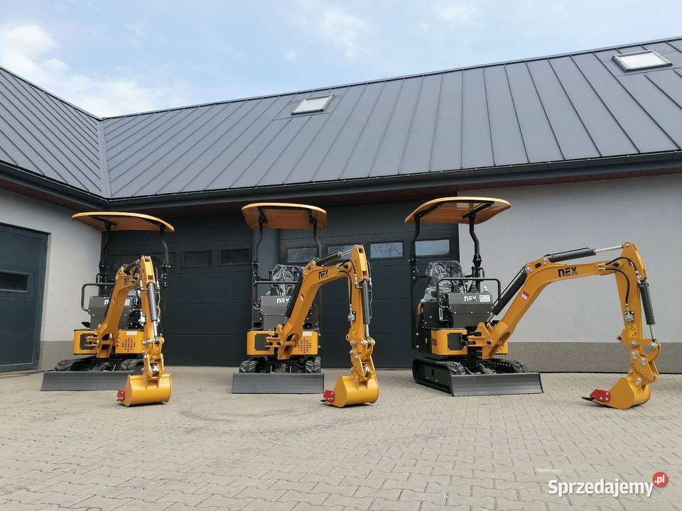 Minikoparka Nex N10 Briggs Starton 1100 ramię Rok produkcji 2022 Cieszyn