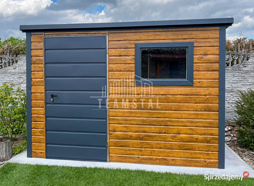 Schowek Domek Ogrodowy 25x2m Drzwi Okno Kalwaria Zebrzydowska
