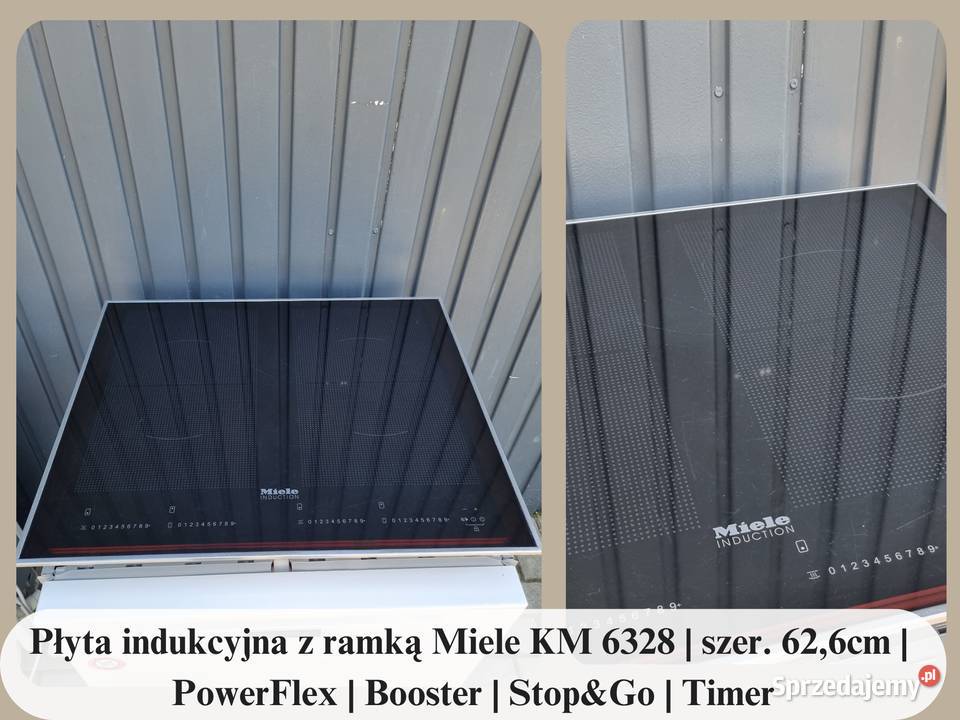 Płyta indukcyjna z ramką Miele 6328 szer 626 Wrocław