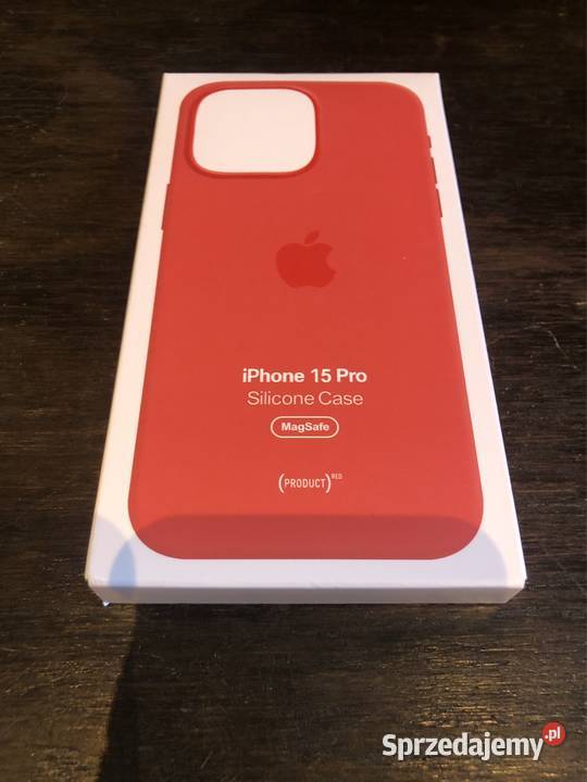 Case iphone 15 PRO product RED nowy MAGSAFE