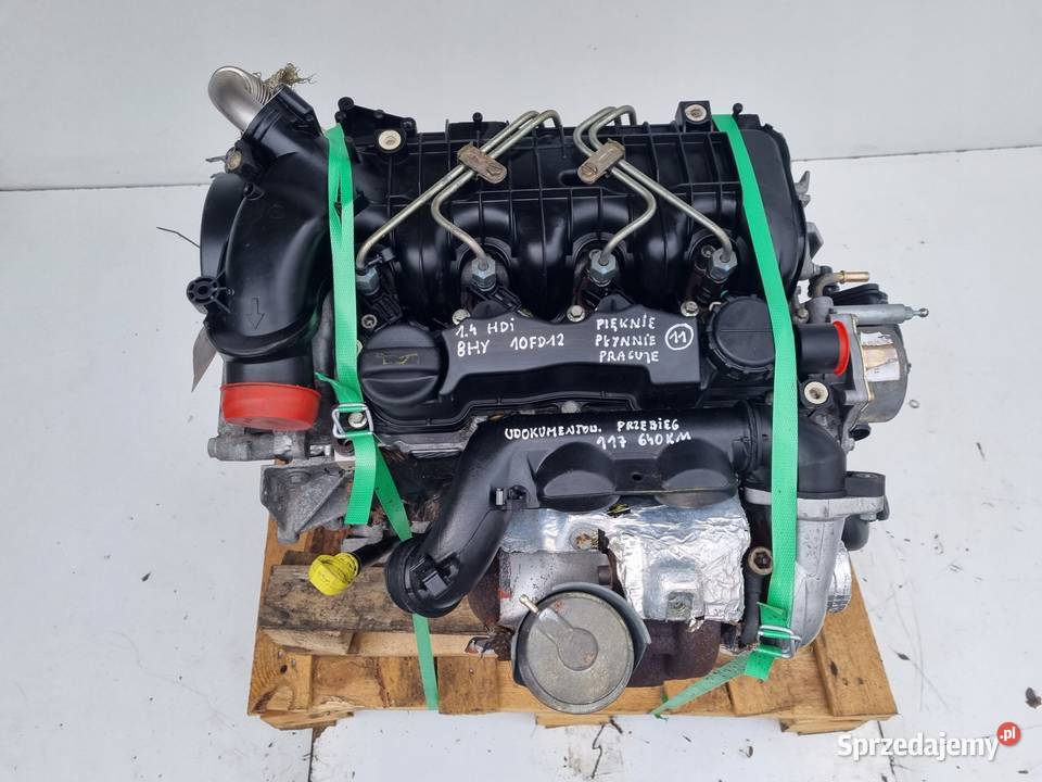 SILNIK KOMPLET Citroen C3 14 HDI 90 0209r DELPHI Chełm