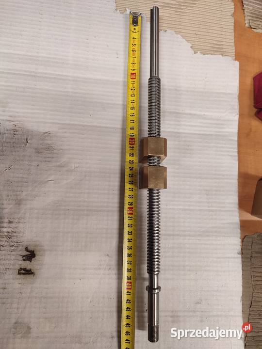 Śruba z nakrętką z brązu do tokarki TUR630M dolnośląskie Wrocław sprzedam