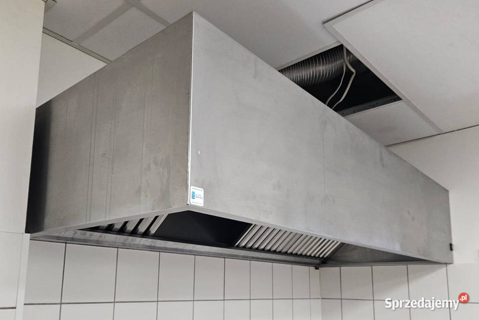 Okap nierdzewny przyścienny 192x80 Pszczyna