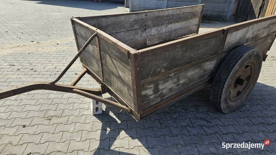 wózek jednoosiowy kibitka mała przyczepka lekka Przyczepy rolnicze