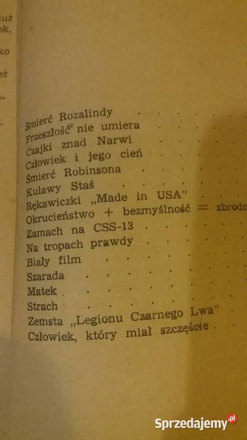 Z notatnika oficera MO reportaże kryminalne Warszawa