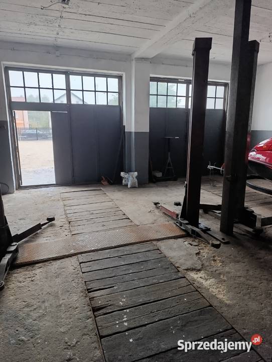 Warsztat garaż pod wynajem podnośniki kanał na sprzedam