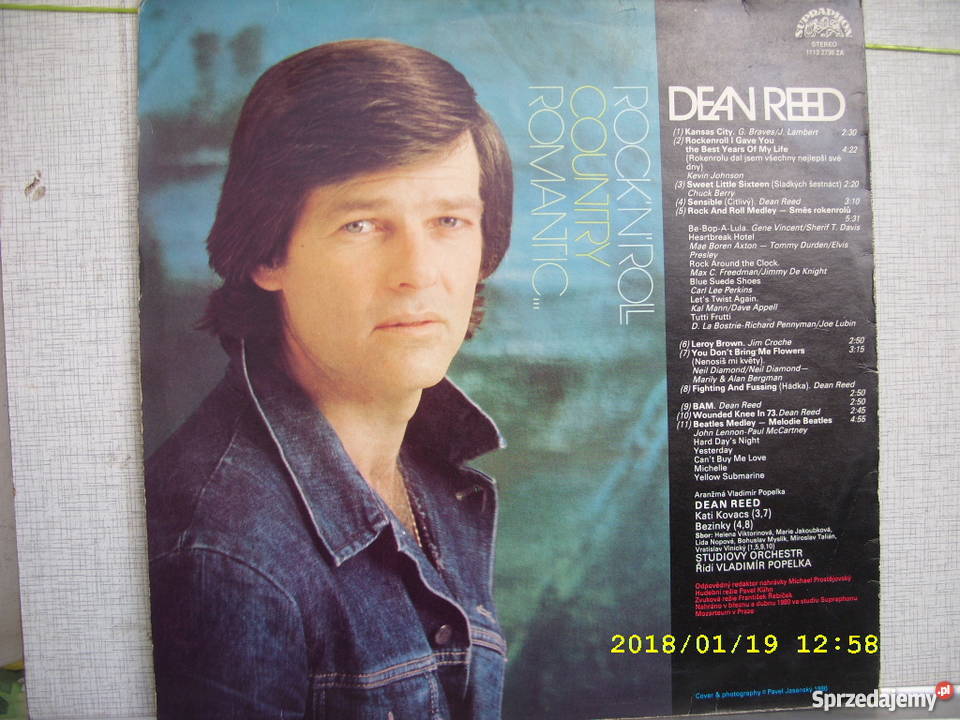 Rock LP DEAN REEDROCK N ROLL CZech płyta winylowa dolnośląskie Wołów