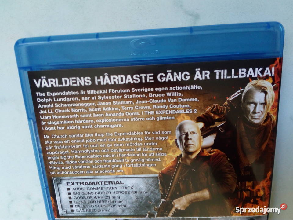 Film THE EXPENDABLES 2 Bluray Disc Puławy
