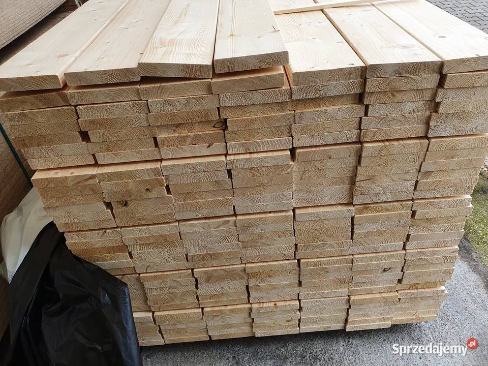 Deska tarasowa ogrodzeniowa gładka 28x145 świerk mazowieckie Nieporęt