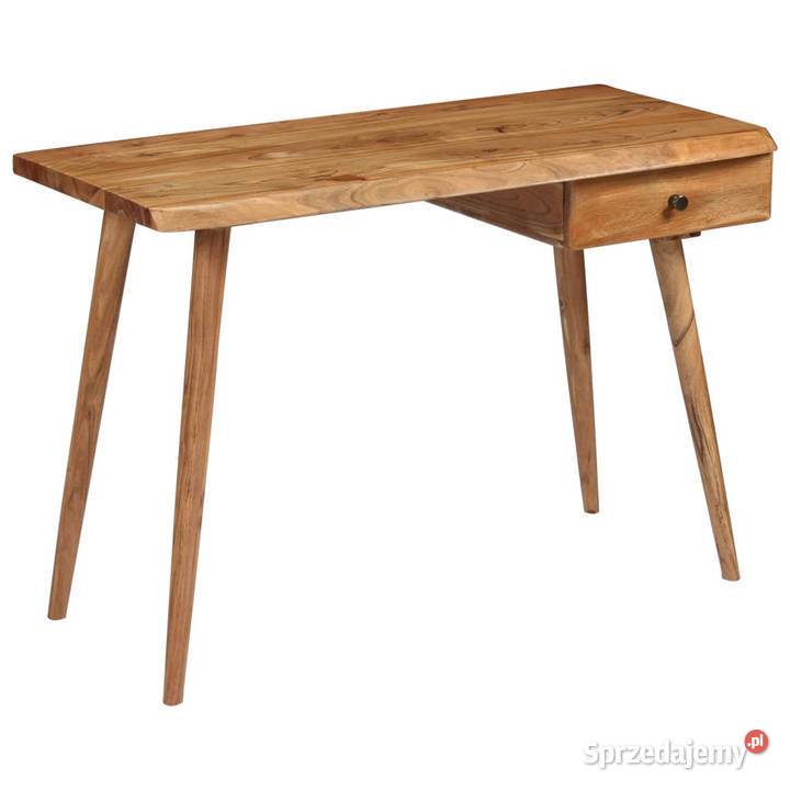 Biurko z litego drewna akacjowego 110 x 50 x 76 Warszawa