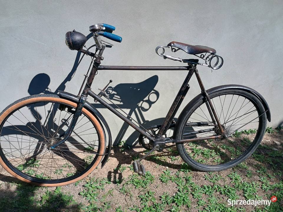 Rower Adler 3 biegowa skrzynia 1936r zabytkowy Kurzętnik