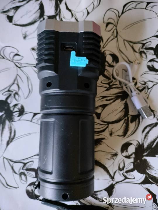 Mini latarka akumulatorowa 4 LED łódzkie Łódź