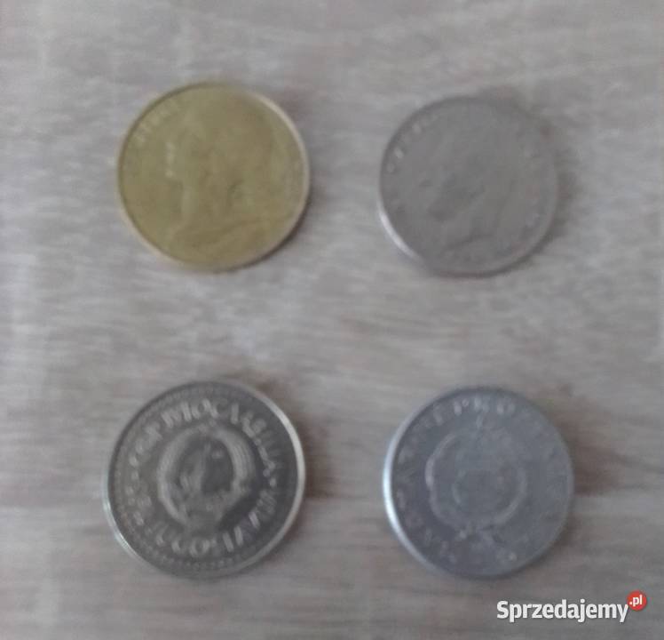 Zestaw 4 monet zagranicznych Skrobów-Kolonia