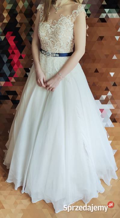 Piękna suknia ślubna Gala Machiko 3638 162 9 Warszawa