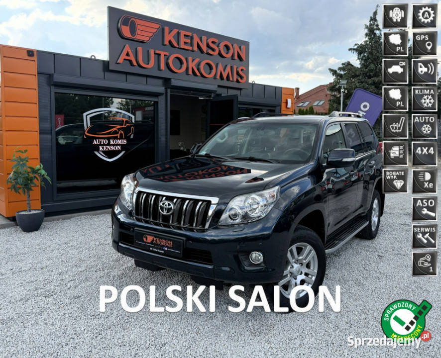 Toyota Land Cruiser Polski Salon 1 właściciel czujnik deszczu Bydgoszcz