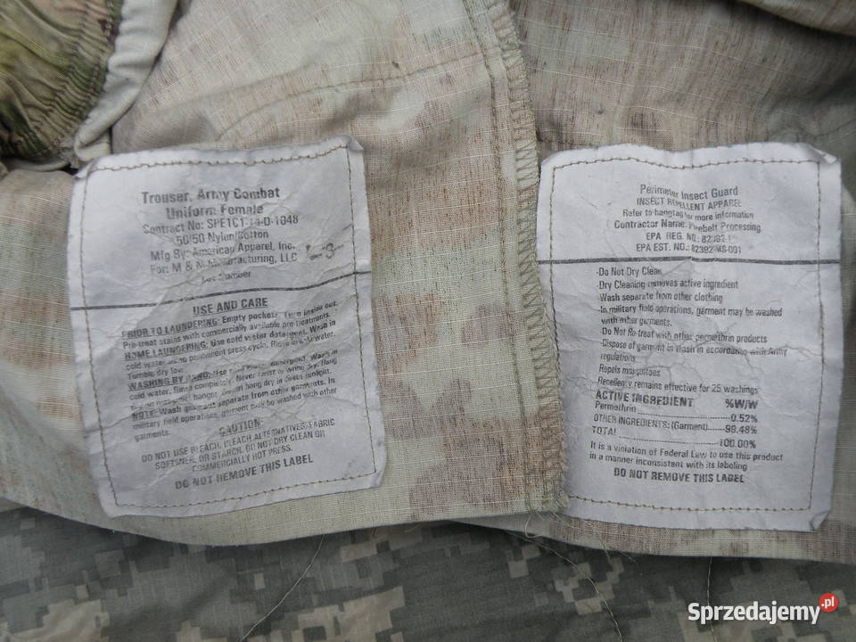 Spodnie ACU multicam OCP 25 x short FEMALE dolnośląskie Wrocław