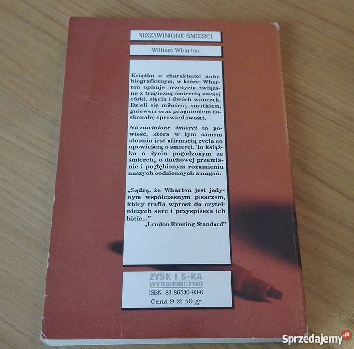 Niezawinione śmierci William Wharton tł Janusz Gdańsk sprzedam