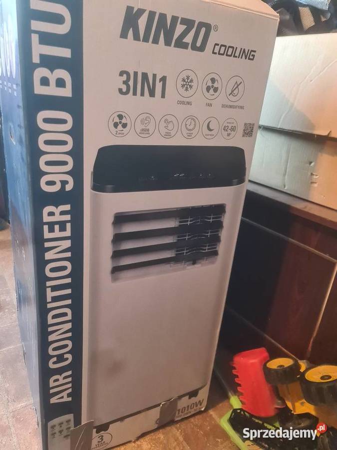 Klimatyzator przenośny 9000 BTU Kinzo 1010W lubelskie Turobin