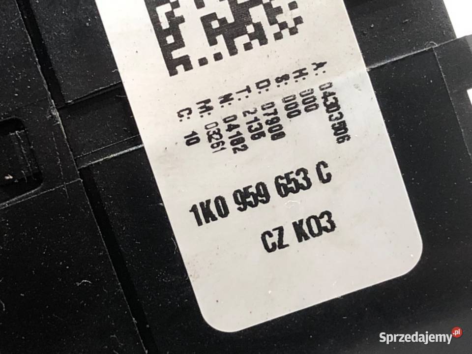 TAŚMA AIRBAG VW GOLF V 1K0959653C 0310 Hatchback osobowe Poduszki powietrzne Wyposażenie wnętrza