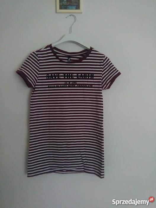 Koszulka w paski SinSay biały Brodnica sprzedam