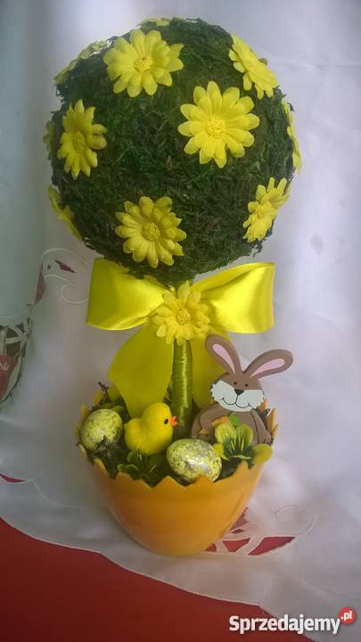 drzewko stroik ozdoba kula jajka hand made mazowieckie Sierpc