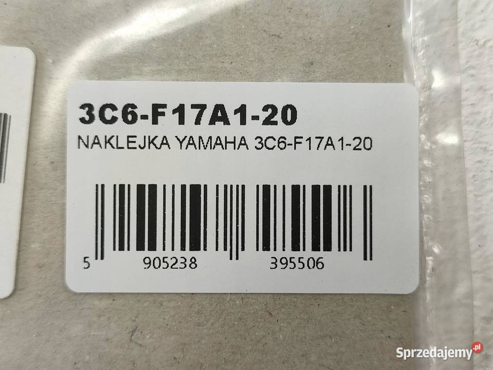 NAKLEJKA AEROX NA PRAWY ZADUPEK YAMAHA YQ AEROX