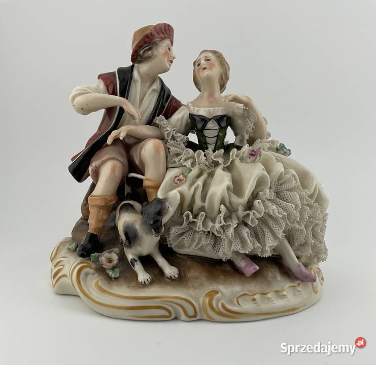 Antyczna porcelana koronkowa UNTERWEISSBACH małopolskie Kraków