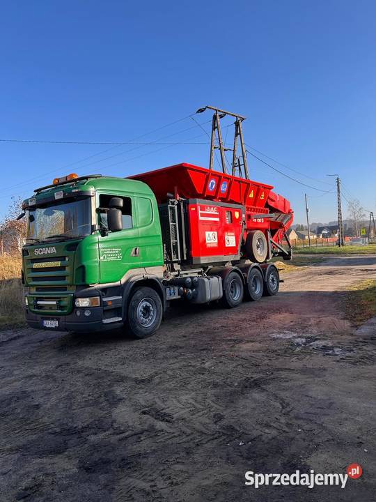 Wynajem mobilny rozdrabniacz niszczarka Mirachowo