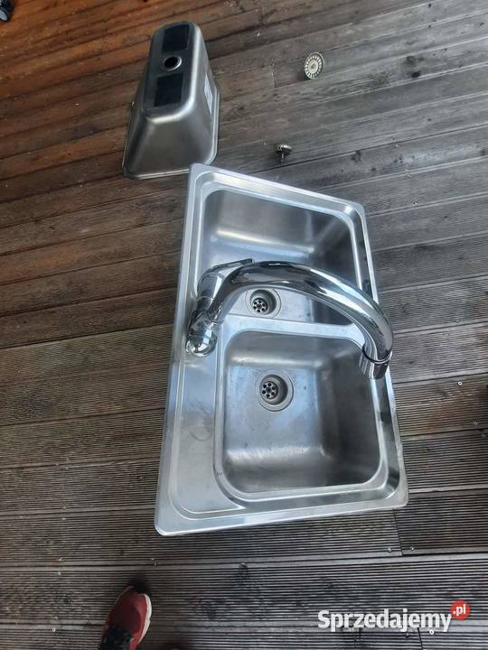 Zlewozmywak z kranem bateria pomorskie Brusy