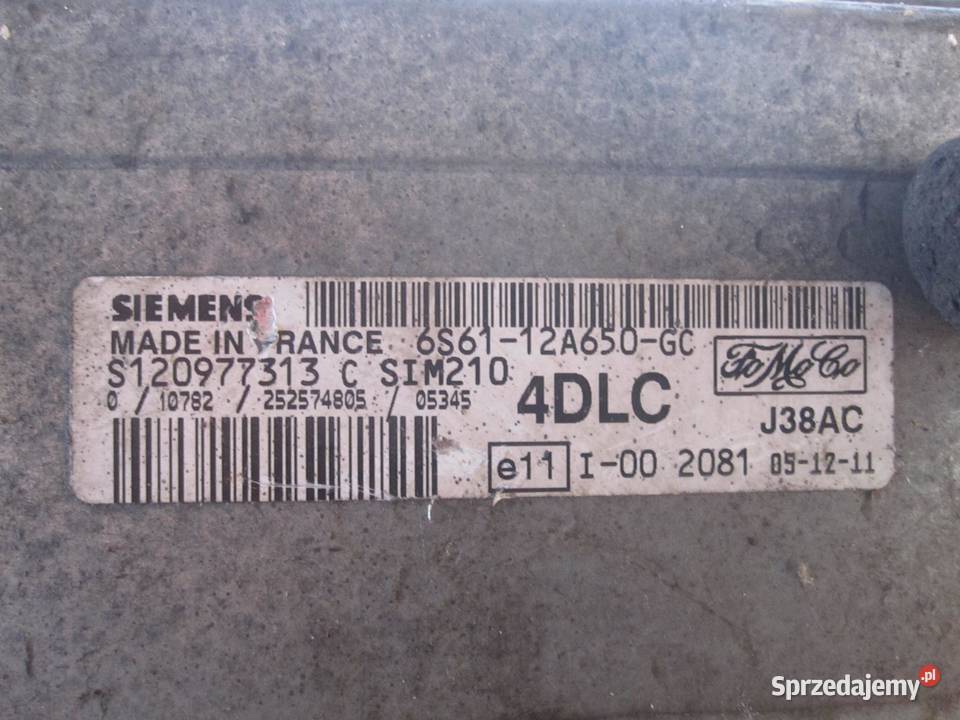 FORD FIESTA MK5 14B 80 komputer sterownik osobowe