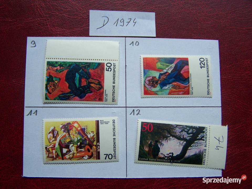Niemcy 1974 MNH Znaczki z roczników WYBIERAJ Tychy
