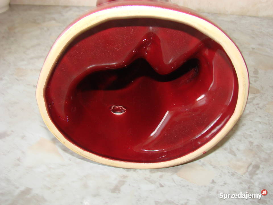 Mężczyzna pod latarnią podstawa lampy Porcelana i szkło Pruszcz Gdański