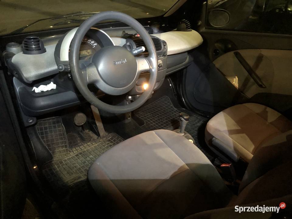 Smart Fortwo 700 turbo czarny panorama w ciągłej automatyczna Sosnowiec