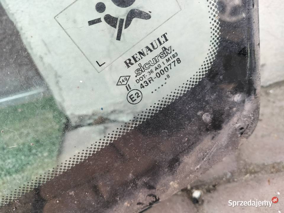 RENAULT CLIO 2 SZYBA PRZÓD PRZEDNIA CZOŁOWA osobowe Pozostałe Kamień-Kolonia