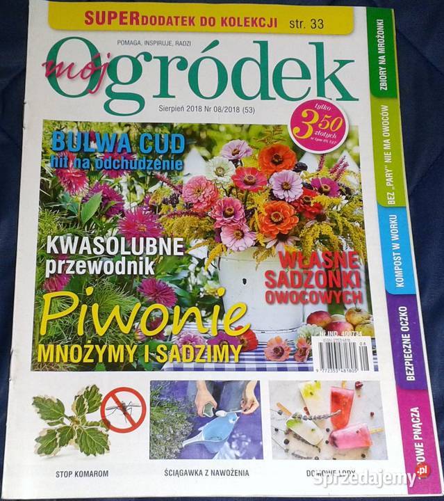 Mój ogródek 11 Numerów z 2017 2018 sprzedam