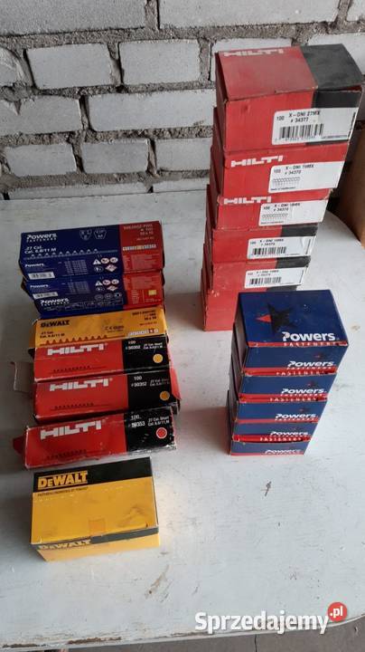 Naboje do osadzaka POWERS HILTI gwoździe DEWALT