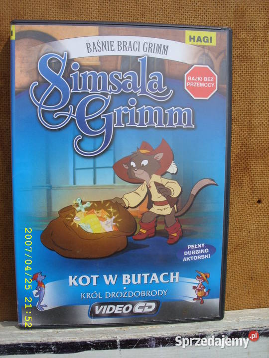 bajki N vcd KRECIK KOPCIUSZEK KOT W BUTACH3 CD dla dzieci Wołów