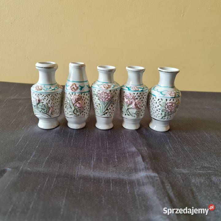 Małe wazoniki porcelanowe Warszawa