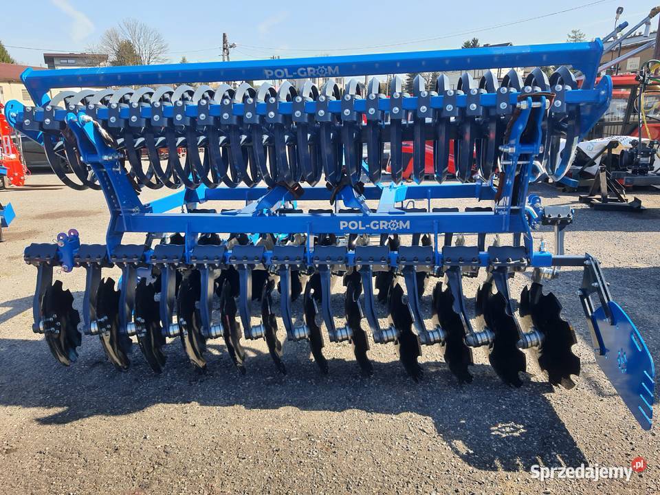 Brona talerzowa ZEUS 30m wał daszkowy nieuszkodzony Miechów