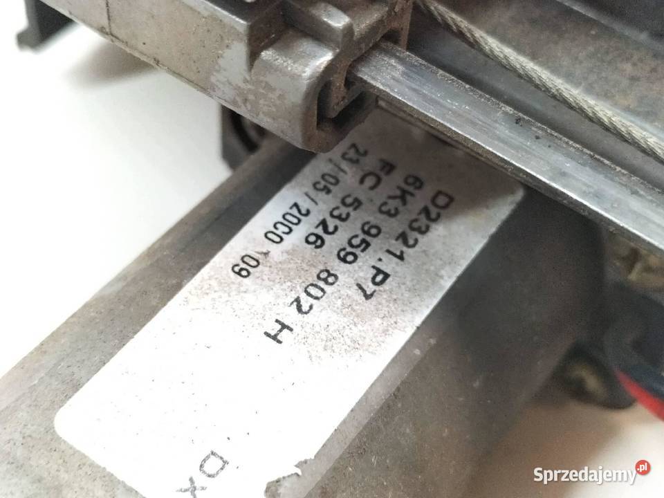 MECHANIZM SZYBY PRAWY PRZÓD 3D 6K3837402H Seat