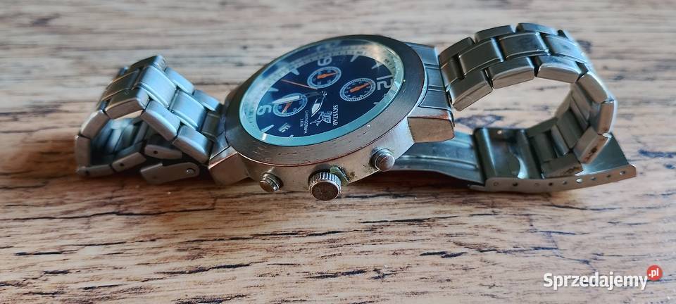 Męski zegarek Skystar Chronograph Stan Elegancja Wąbrzeźno