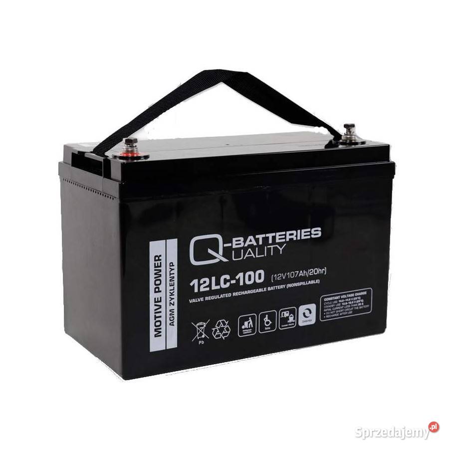 Akumulator QBatteries AGM 107Ah Rok produkcji 2022 Pabianice