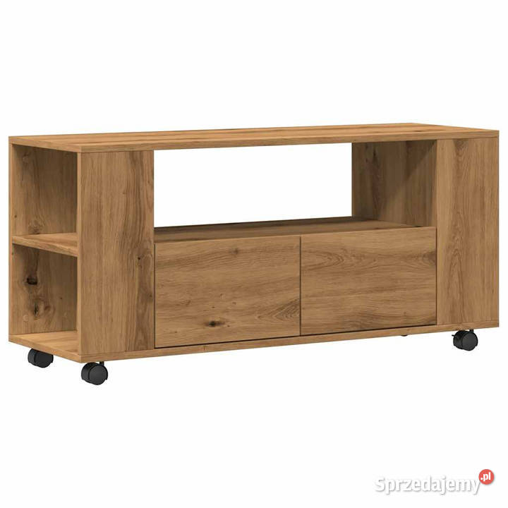 Szafka pod TV z kółkami dąb artisan materiał mazowieckie Warszawa