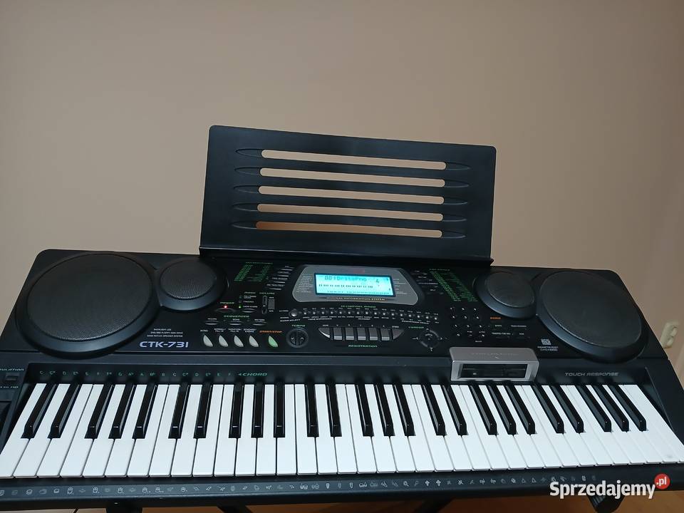 Keyboard Casio CTK731 Stan Kompleksowy zestaw Casio Łódź