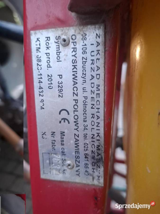Opryskiwacz biardzki 400l 10m nieuszkodzony