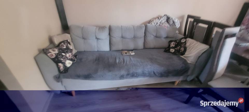 Kanapa sofa 3osobowa szara nowoczesna wygodna Stopnica