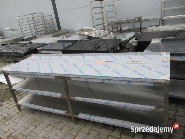 Nowy Stół Gastronomiczny Z 2 Półkami 2507085 wielkopolskie Ostrów Wielkopolski