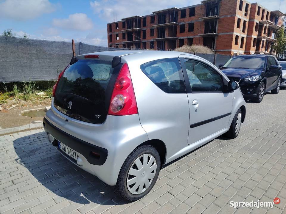 Peugeot 107 automat srebrny Krotoszyn