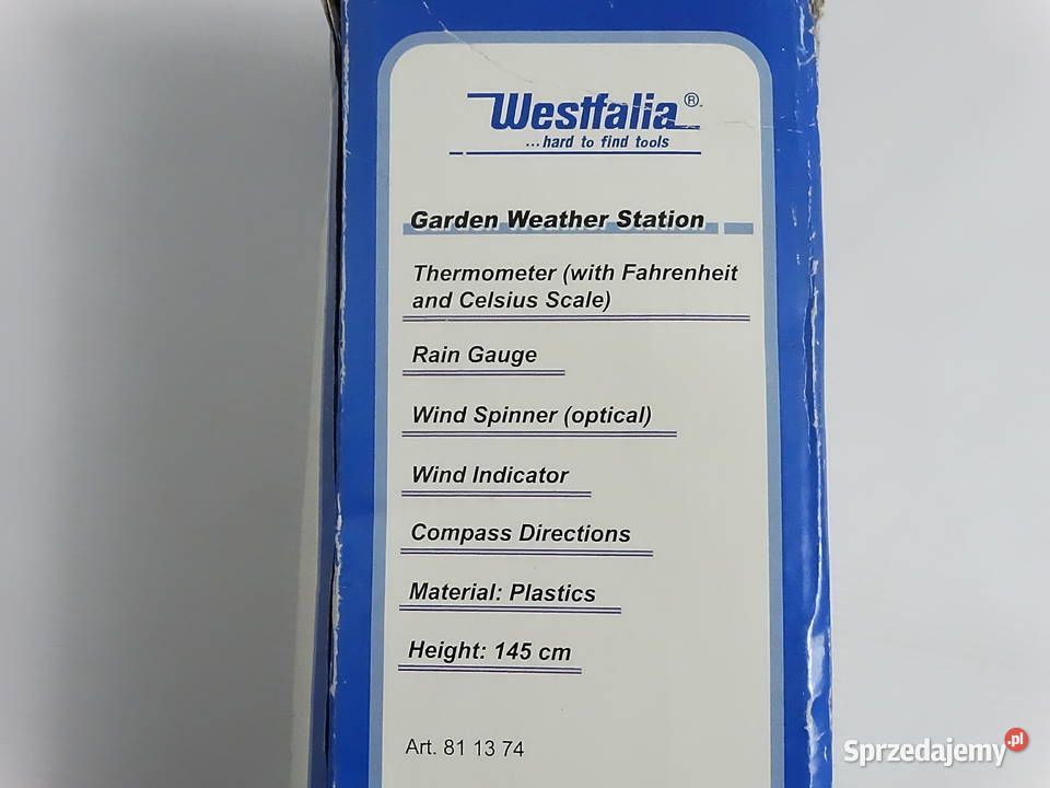 Nowa Domowa Stacja Pogody Westfalia OgródBalkon Biłgoraj